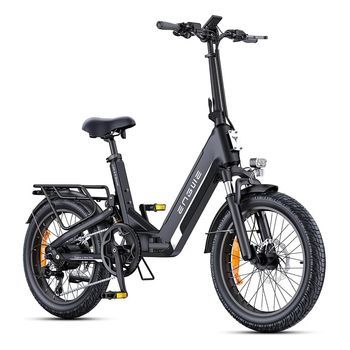 Bicicleta Eléctrica Engwe L20 3.0 Boost, Batería De 48 V Y 13,5 Ah,negra