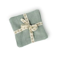 posavasos x4 algodon 10x10 verde celadon