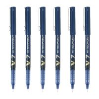 boligrafo roller pilot v7 hi-tecpoint punta fina 07 mm azul set 6 unidades