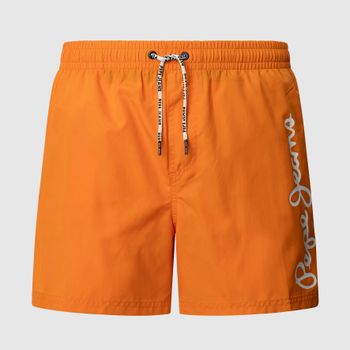 Pepe Jeans Bañador Logo Swimshort Naranja PMB10419-135