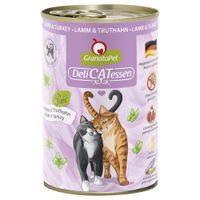 granatapet delicatessen 6 x 400 g - cordero y pavo