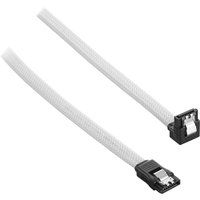 modmesh 60 cm right angle sata 3 cable - white white