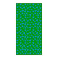 alfombra vinilica corazones 300x200cm agatha estampados azules verdes