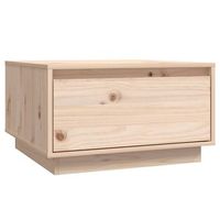 mesa de cafe - mesa de centro de madera maciza de pino 55x56x32 cm