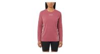 maillot de manga larga salomon sense aero graphic mujer rojo