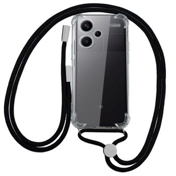 Cool Carcasa Cordón Negro para Xiaomi Redmi Note 13 Pro Plus 5G