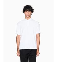 ax armani exchange para hombre xm001292af10337u0002 polo mercerizado blanco l casual algodon manga corta
