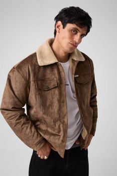 Chaqueta Vaquera De Borrego Sintético