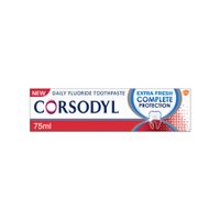 corsodyl daily complete protection toothpaste extra fresh