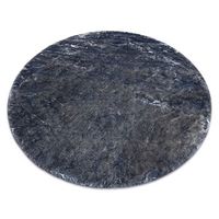 alfombra de lavado moderna lapin circulo shaggy antideslizante marfi circulo 180 cm