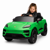 porsche macan 12v verde - coche electrico infantil para ninos bateria 12v con mando control remoto