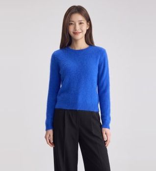 Bellerose para mujer. BW251902 K1014U Jersey Datti51 azul (S), Casual, Lana, Alpaca, Manga larga