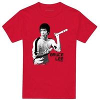 bruce lee camiseta nunchucks para mujer