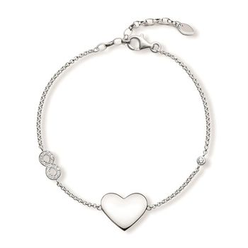 Pulsera corazón infinito grabado thomas sabo