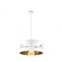 fabrilamp colgante niebla 1xe27 blanco blanco oro 40d