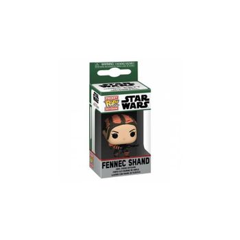 Llavero Funko Pop Star Wars Fennec El Libro de Boba Fett con caja protectora