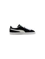 zapatillas puma suede classic black- white hombre