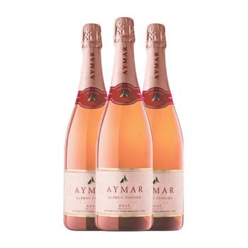 Castell De Pujades Aymar Rosado Extra Brut Penedès Reserva 75 Cl 11.5% Vol. (pack De 3 Unidades)