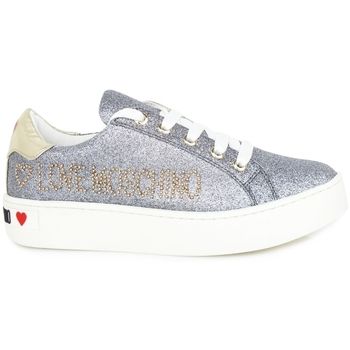 Love Moschino Deportivas Moda MOSCHINO Sneakers Glitter Grigio JA15163G18IL0010 para mujer