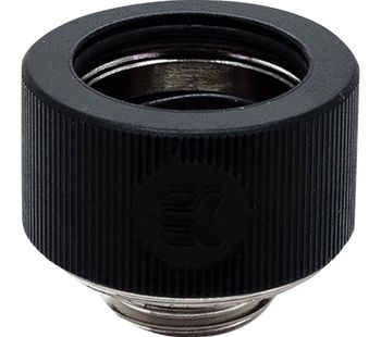 EK-HDC Hard Tube Fitting - 16 mm, Black, Black