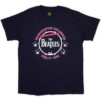 the beatles camiseta manga larga washington 64 drum para mujer