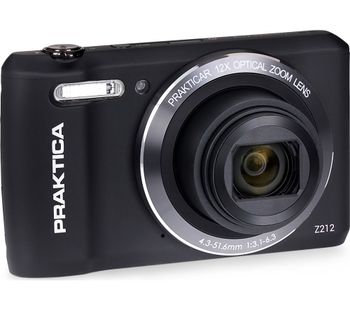 PRAKTICA Luxmedia Z212-BK Compact Camera - Black, Black