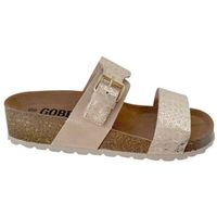 gobbs sandalias zueco bio hebilla piel para mujer
