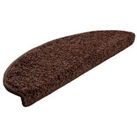 felpudos para escaleras 30 piezas 65x21x4 cm marron semicircular grande