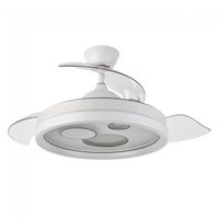 ventilador led con aspas plegables turia cct 72w