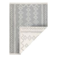 alfombra twin 23000 boho algodon doble cara diamantes flecos ecol 180x270 cm