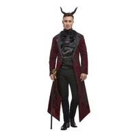 disfraz de diablo elegante rojo para hombre
