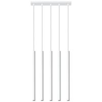 lampara colgante vacu blanco 5 luces
