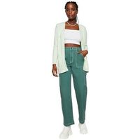 only jersey lesly ls cardigan -noos - misty green para mujer