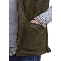 barbour cazadora polarquilt waistcoat zip liner mli0002 para hombre