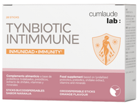cumlaude lab tynbiotic intimmune sabor naranja 28 sticks