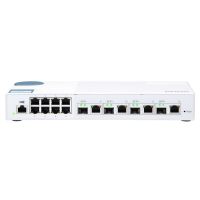 qnap qsw-m408-4c switch gestionado 8 puertos gigabit  4 puertos combinados 10gbe sfpgigabit