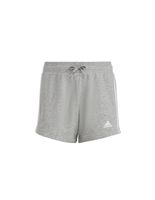 pantalones cortos adidas essentials 3b gris mujer