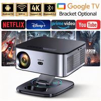 proyector horlat t09max con google tv 4k 40000 lumenes wifi 6 bt 52 enfoque automatico remoto resolucion nativa 1080p full hd proyector de cine en casa