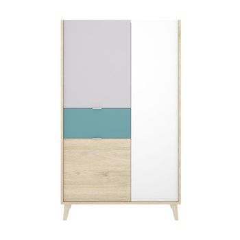 Aparador Nova 3 Puertas Y Cajón Multicolor 137x80x43 Cm