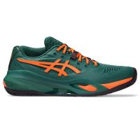 zapatillas de padel asics gel resolution x padel verde naranja