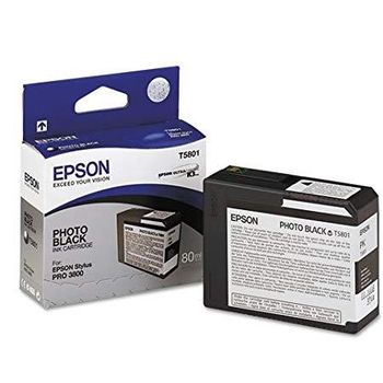 Epson T5801 (T580100) Photo Black Original Ink Cartridge