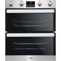 belling bi702fpct electric built-under double smart oven - stainless steel stainless steel