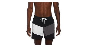 Pantalon corto de natacion nike swim multi logo vortex negro