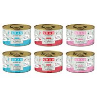 grau kitten - pack mixto - 6 x 200 g 3 variedades