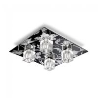 plafon superficie hiedra 4 luces