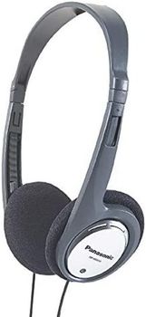Panasonic RP-HT030E-S Auriculares Ligeros, Supraaurales Plegables, Diseño Ideal para Viajes, Cable de 1,2 m, XBS, Conector de 3,5 mm, Plateados