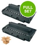 compatible twin pack ricoh 412660 black toner cartridges 2 pack