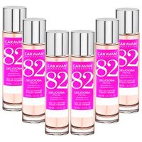 6x caravan perfume de mujer n82 - 150ml