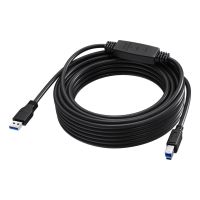 cable usb 32 gen 1 vision 10 m usb c a usb b negro