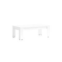 mesa de centro fabio - blanco brillante - 135 x 47 x 70 cm